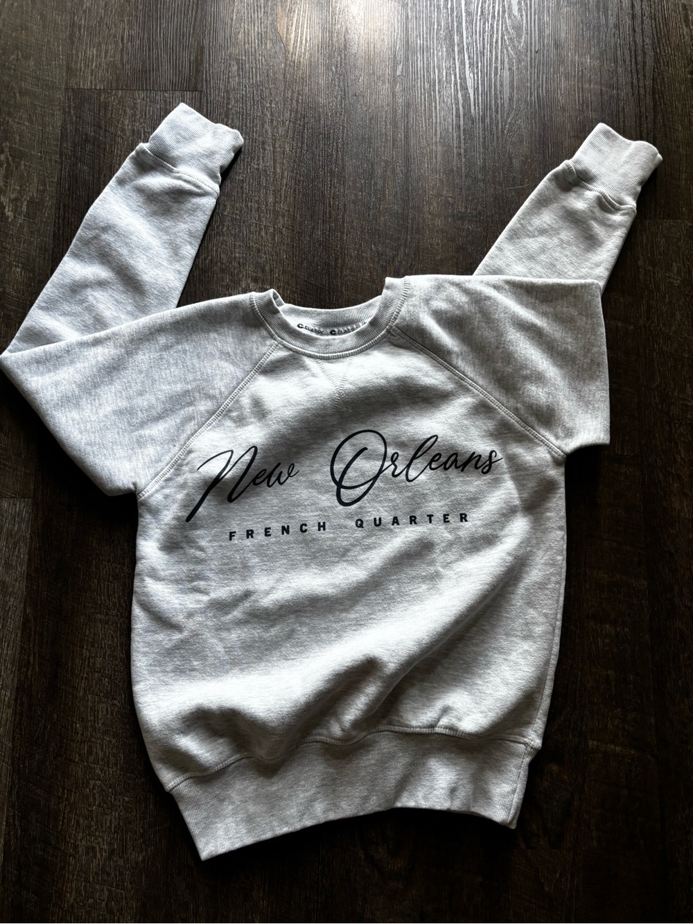 Classic Gray "New Orleans" Crewneck Sweatshirt